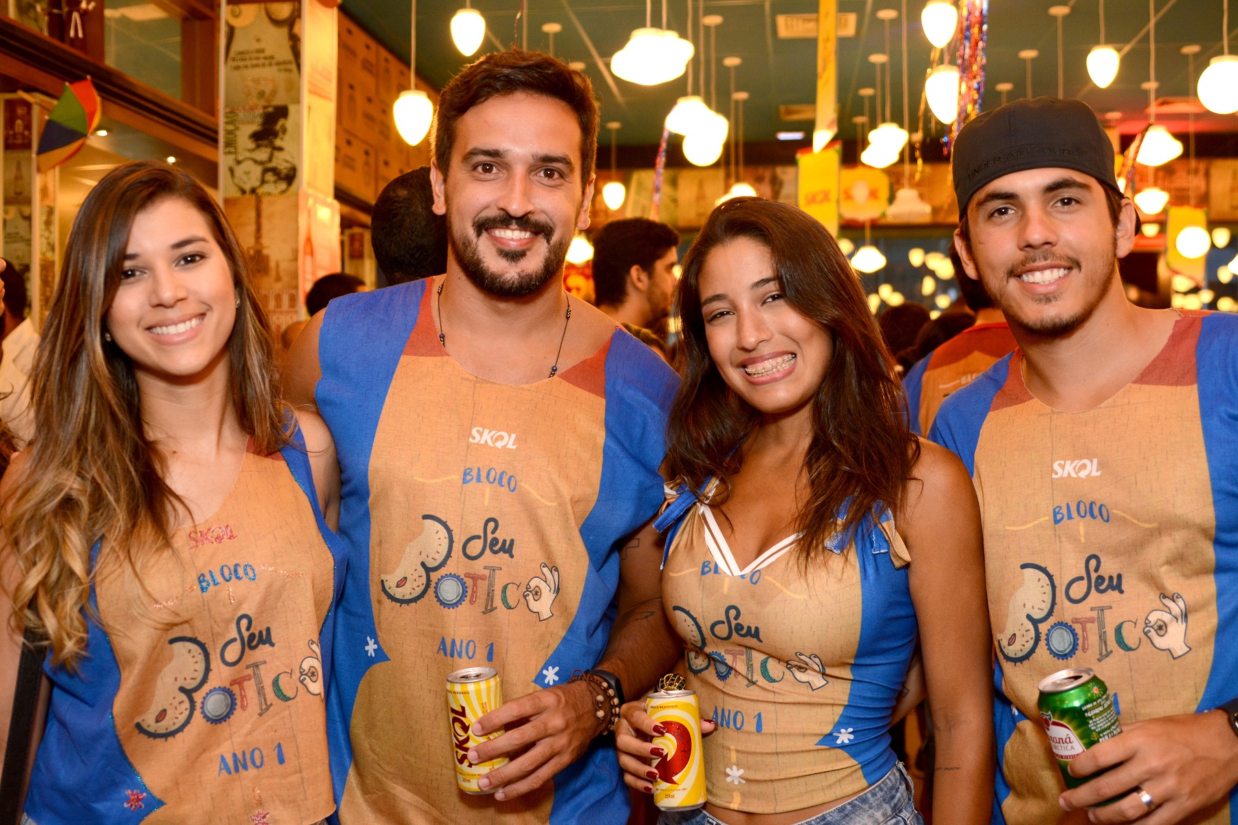 Roberta Andrade, Diego Borja, Bruna Mano e Raphane Maciel (Crédito: Paula Maestrali)