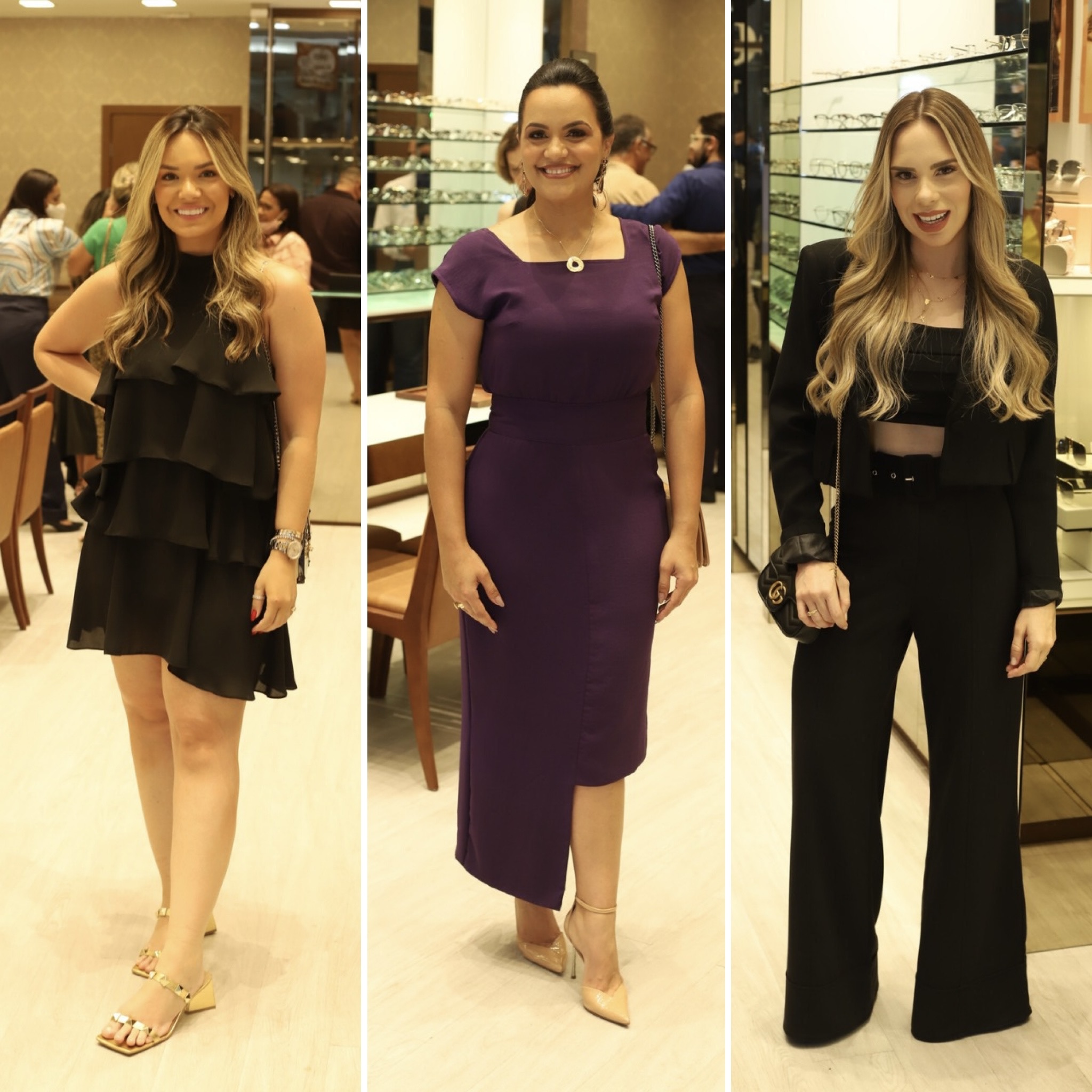 Os looks da inauguração da Oculum