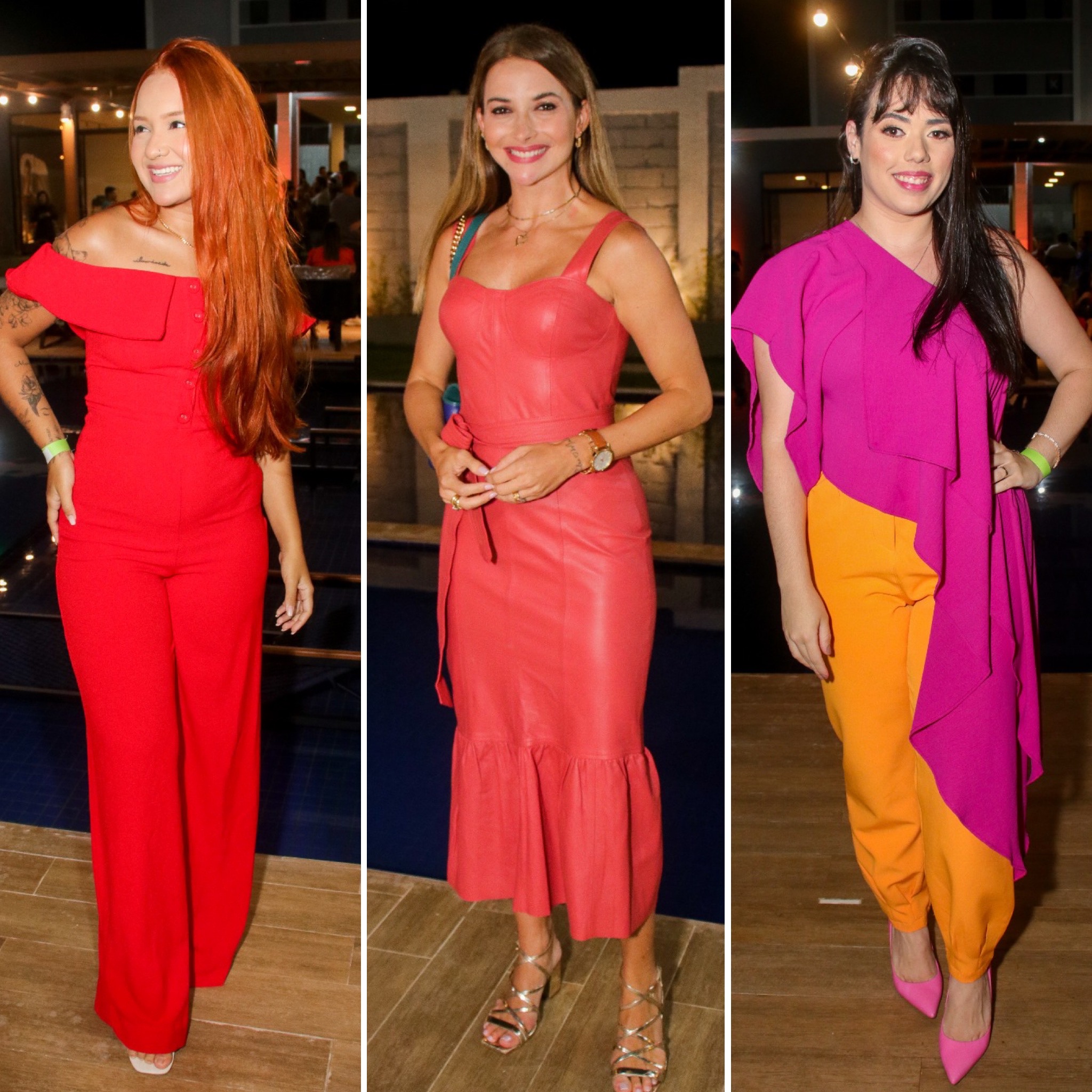 Os looks das convidadas da entrega do Residencial Ipojuca II