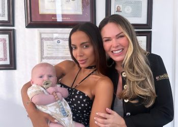 Maria Aires, esteticista caruaruense radicada em NY, cuidou da beleza da cantora Anitta