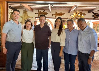 Rodrigo Pinheiro participa de almoço com Gilberto Kassab e a governadora Raquel Lyra