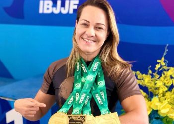 Andreza Muniz representa Pernambuco no Mundial de Jiu-Jitsu em Las Vegas