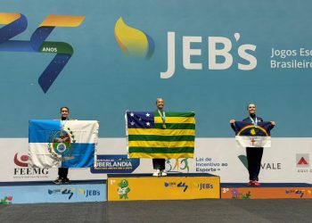 Sophia Morais conquista medalha de bronze no salto nos Jogos Escolares Brasileiros