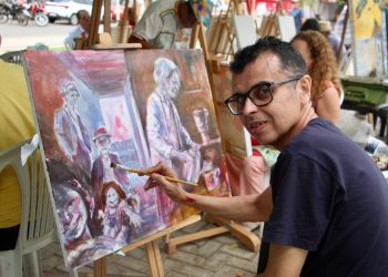 “Pintando nas Praças de Pernambuco” chega a Caruaru e reunirá mais de 70 artistas plásticos