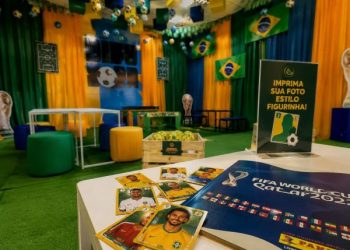 Shopping Difusora realiza nova ação de confecção gratuita de figurinhas personalizadas da Copa do Mundo
