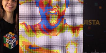 Artista de Toritama conquista o Brasil com mosaicos gigantes de cubos mágicos