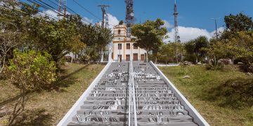 Monte Bom Jesus recebe intervenção artística realizada pela Prefeitura de Caruaru