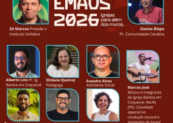 Caruaru sediará o Congresso Emaús 2026 com o tema “Igrejas para Além dos Muros”