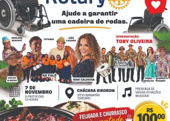 Feijoada Solidária do Rotary arrecada recursos para garantir cadeiras de rodas em Caruaru